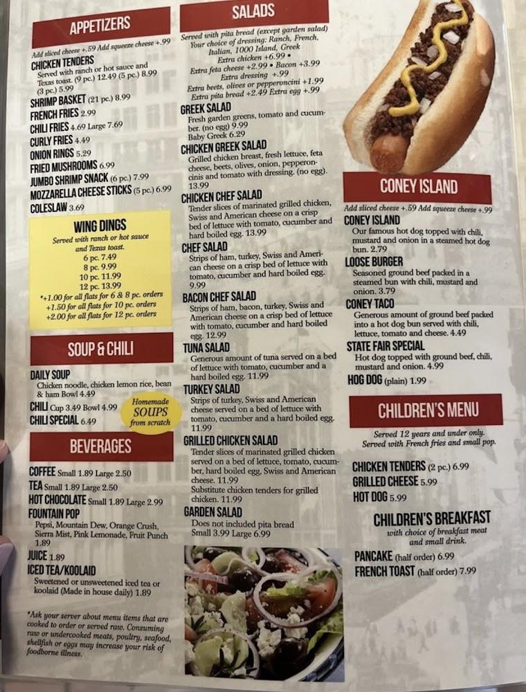 State Fair Coney Island Menu image 2